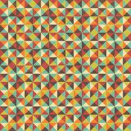Seamless Geometric Triangle Square Background