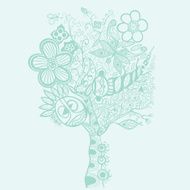 Seamless pattern with leaf N43