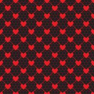 lace pattern with heart