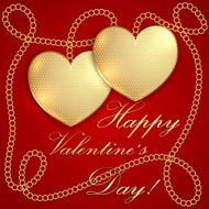 Vector Saint Valentine Greeting Card N2