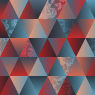 Seamless geometric pattern with triangle N2