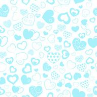 Seamless pattern of hearts N12