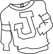 Letter J Jersey N2
