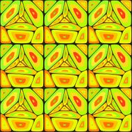 Seamless geometric pattern in various shapes and color N2