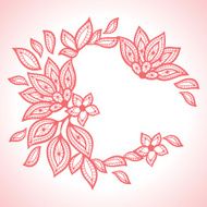 Delicate lace background abstract ornament N2