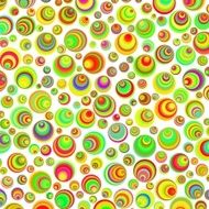 Abstract geometric circle background on white