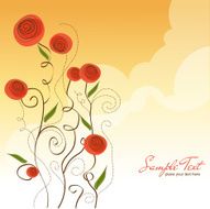 seamless pattern background with flowers N27
