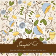 seamless pattern background with flowers N32