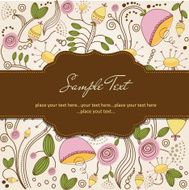 seamless pattern background with flowers N36
