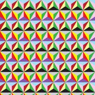 Abstract geometric triangle seamless background on white N2