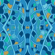 Tile mosaic ornament