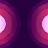 Abstract purple paper round shapes background N4