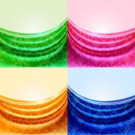 Colored set fabric drapes silk tissue