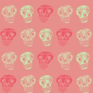 pink sculls pattern