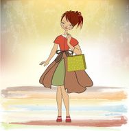 girl at shopping N5