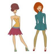 romantic fashion girls