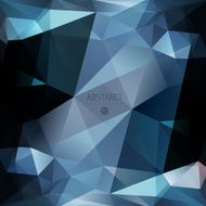 Dark Mosaic triangle background N3