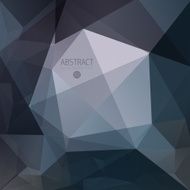 Dark Mosaic triangle background N6