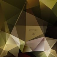 Dark Mosaic triangle background N8