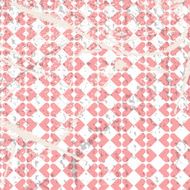 Seamless grunge pattern background hearts white pink