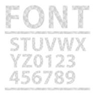 Abstract alphabet set Font Vector illustration