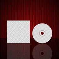 Cd cover design template Vector illustration N2