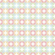 seamless sector ring dots circles background on white