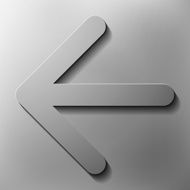 to the left direction movement vector style