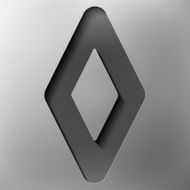 abstract rhombus