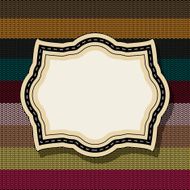 Retro style vintage label