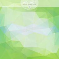 Green Mosaic triangle background N5