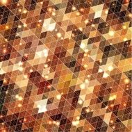 Retro glowing pattern of triangle shapes Vector illustration