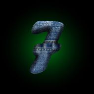vector jeans letter N2