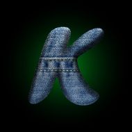 vector jeans letter N20