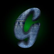 vector jeans letter N23