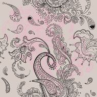 Paisley ornament seamless background N2