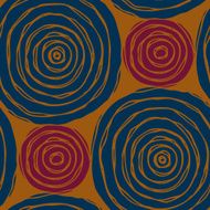 Decorative seamless colorful oriental pattern