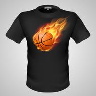 Male t-shirt with print