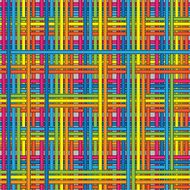 seamless pattern of multicolor twisted bands