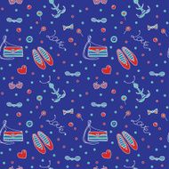 seamless marine pattern N2