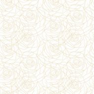 Floral background with roses Vector seamless pattern