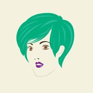 Short Straight Hair Woman HairStyle