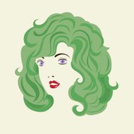 Curly Hair Woman HairStyle