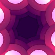 Abstract purple round shapes background N2