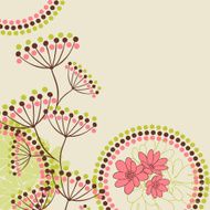 Abstract flowers background N2