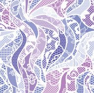 Lace seamless pattern with flowers N101