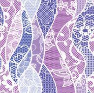 Lace seamless pattern with flowers N102