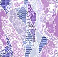 Lace seamless pattern with flowers N104