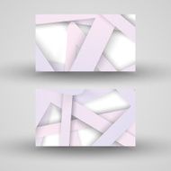 Vector business-card set for your design N6