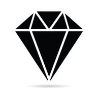 diamonds brilliant black vector illustration
